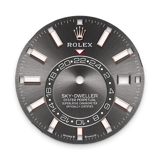 Rolex
Sky-Dweller
Oyster, 42 mm, oro Everose
M336935-0008 Rolex
Sky-Dweller
Oyster, 42 mm, oro Everose
M336935-0008