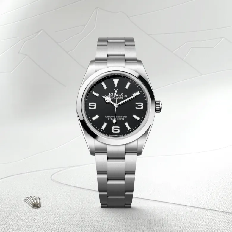 Rolex 
Explorer 36
Oyster, 36 mm, acero Oystersteel
M124270-0001