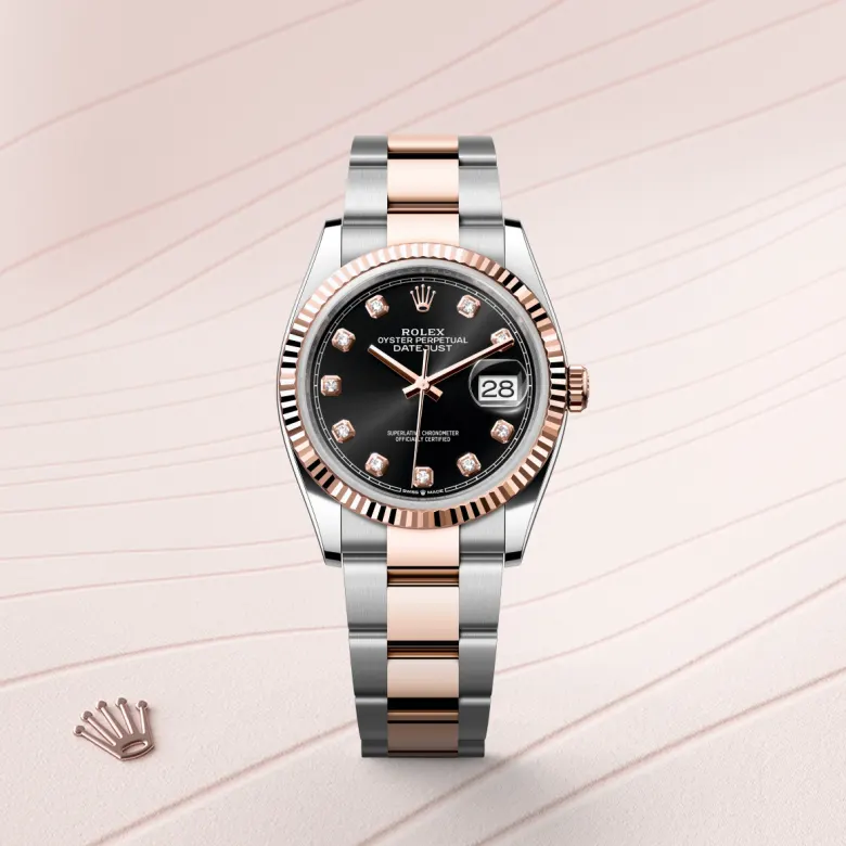 Rolex 
Datejust 36
Oyster, 36 mm, acero Oystersteel y oro Everose
M126231-0020