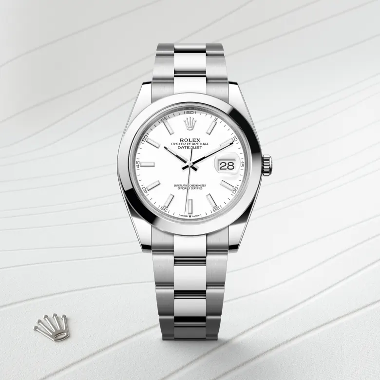 Rolex 
Datejust 41
Oyster, 41 mm, acero Oystersteel
M126300-0005