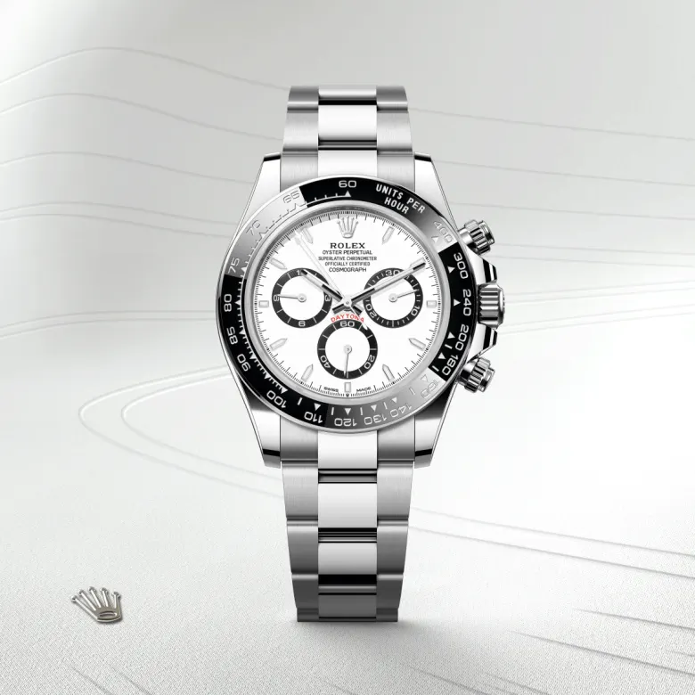 Rolex 
Cosmograph Daytona
Oyster, 40 mm, acero Oystersteel
M126500LN-0001