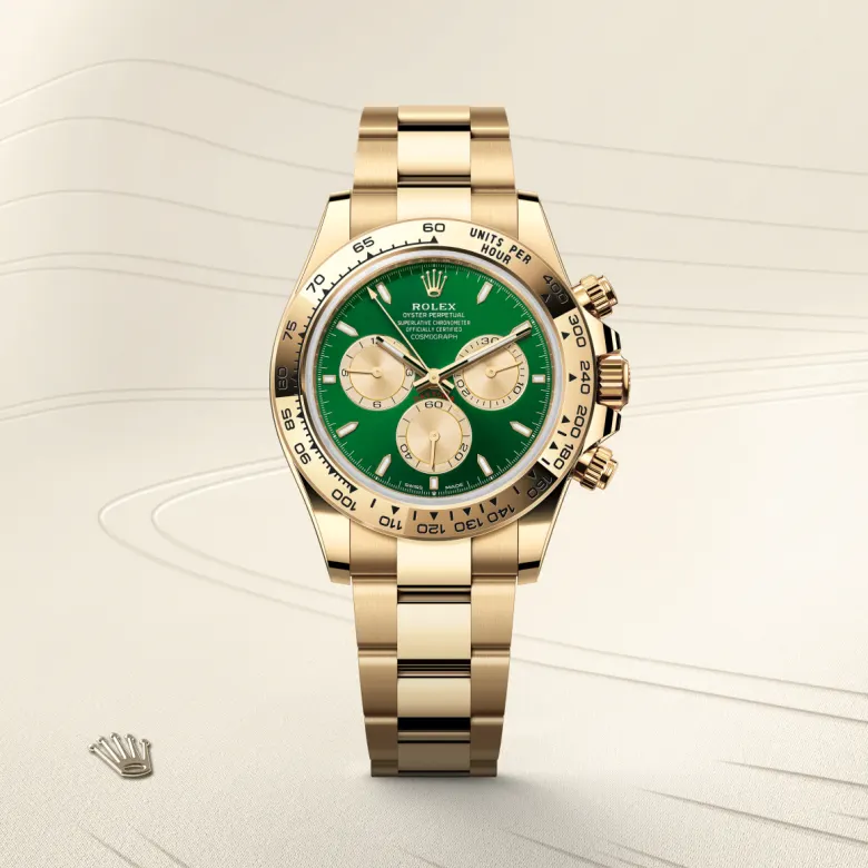 Rolex 
Cosmograph Daytona
Oyster, 40 mm, oro amarillo
M126508-0008
