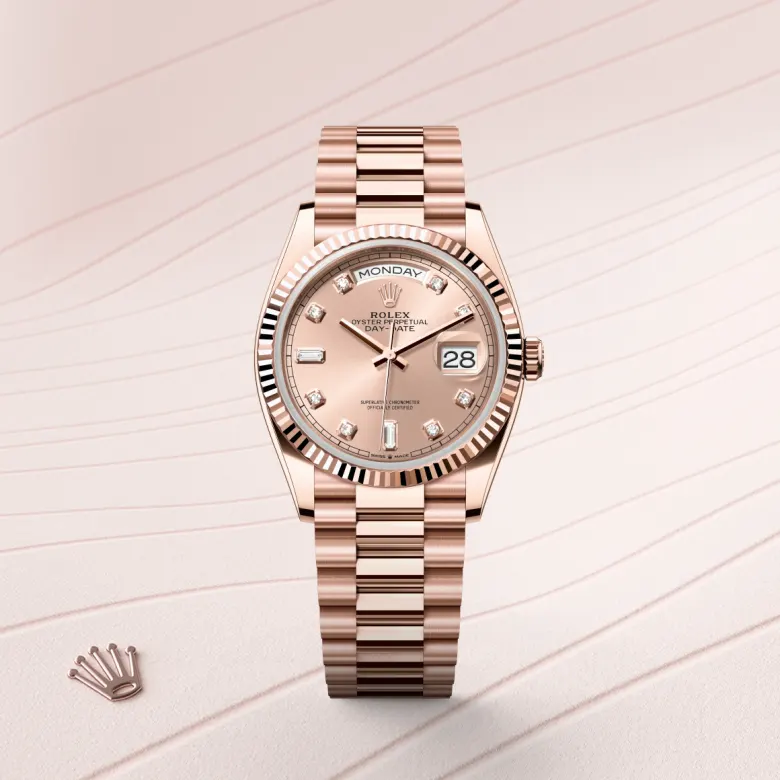 Rolex 
Day-Date 36
Oyster, 36 mm, oro Everose
M128235-0009