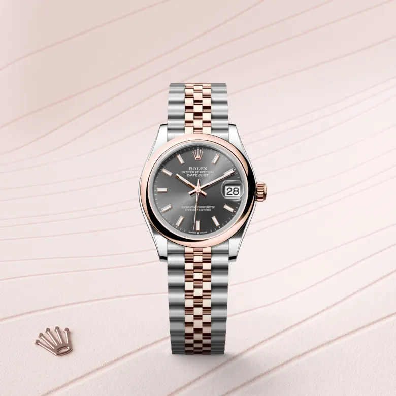 Rolex 
Datejust 31
Oyster, 31 mm, acero Oystersteel y oro Everose
M278241-0018