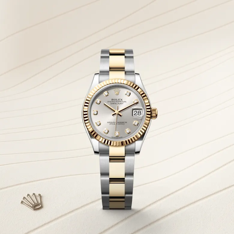 Rolex 
Datejust 31
Oyster, 31 mm, acero Oystersteel y oro amarillo
M278273-0019