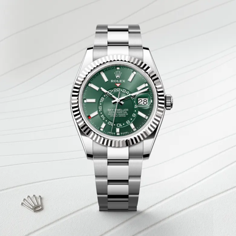 Rolex 
Sky-Dweller
Oyster, 42 mm, acero Oystersteel y oro blanco
M336934-0001