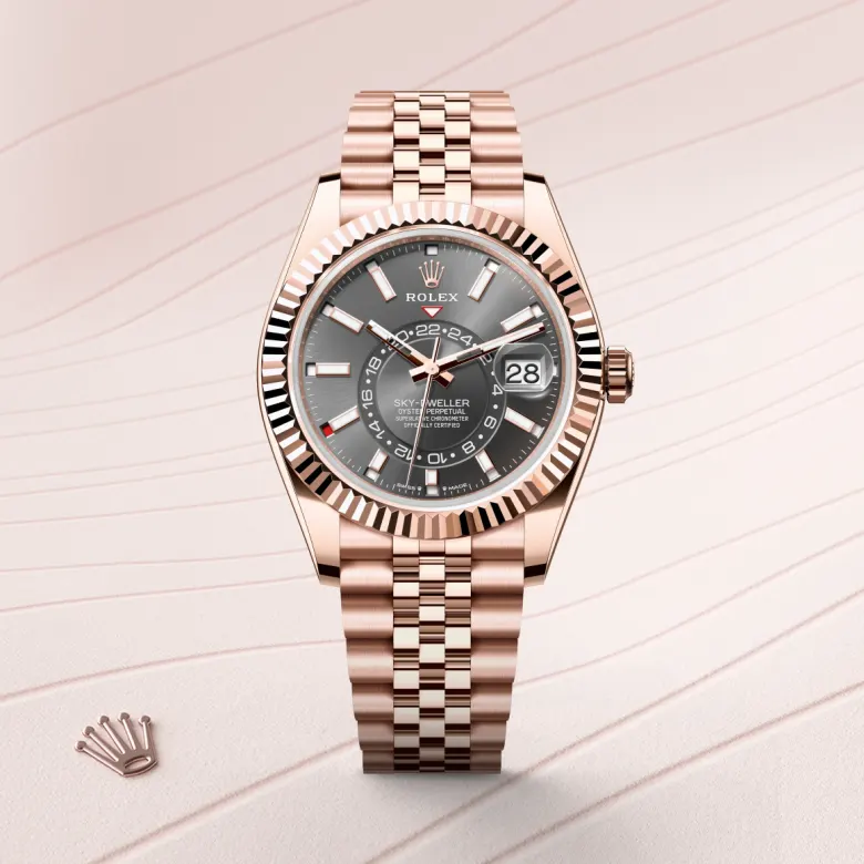 Rolex 
Sky-Dweller
Oyster, 42 mm, oro Everose
M336935-0008
