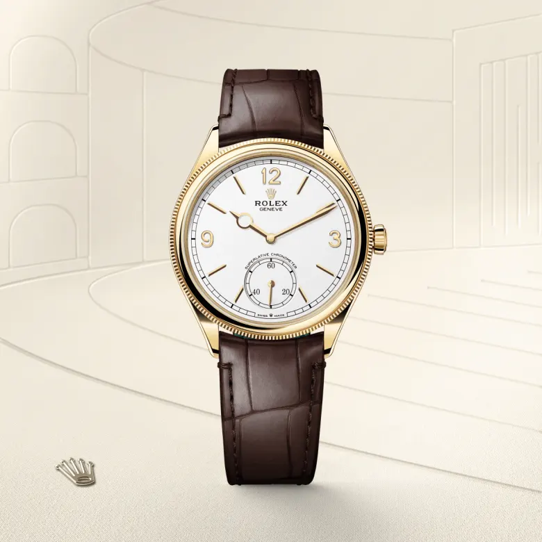 Rolex 
1908
39 mm, oro amarillo de 18 quilates, acabado pulido
M52508-0006