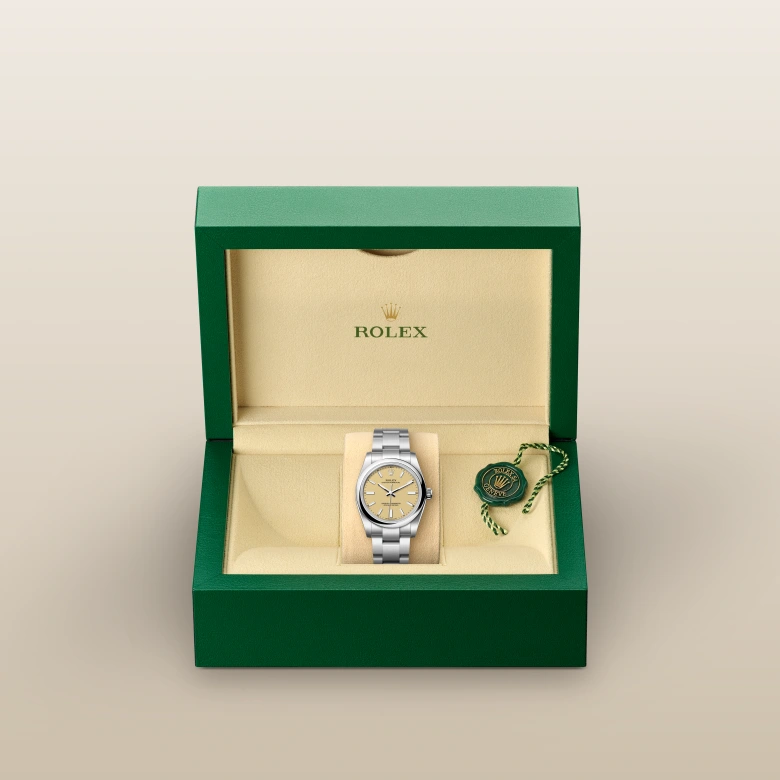 Rolex 
Oyster Perpetual 34
Oyster, 34 mm, acero Oystersteel
M124200-0007