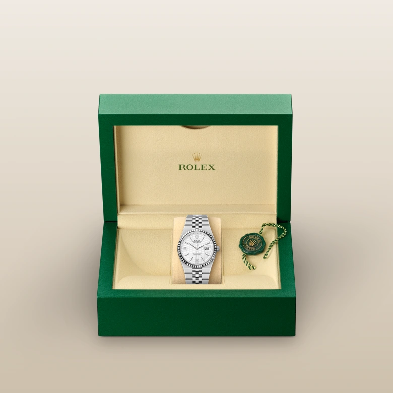 Rolex 
Land-Dweller 36
Oyster, 36 mm, acero Oystersteel y oro blanco
M127234-0001