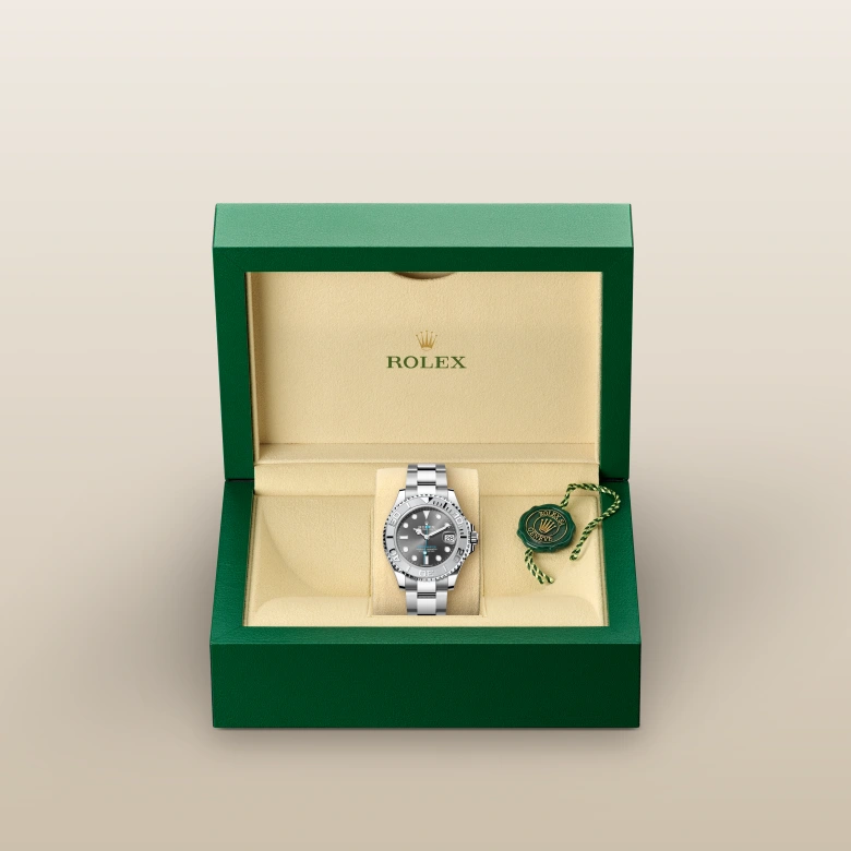 Rolex 
Yacht-Master 37
Oyster, 37 mm, acero Oystersteel y platino
M268622-0002