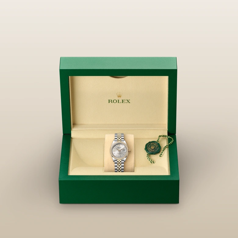 Rolex 
Lady-Datejust
Oyster, 28 mm, acero Oystersteel, oro amarillo y diamantes
M279383RBR-0003