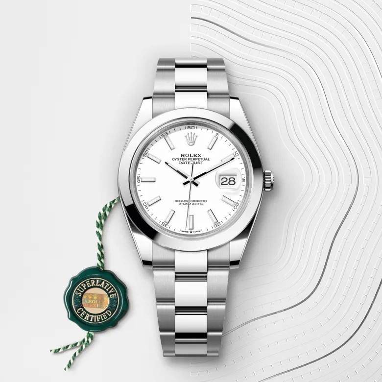 Rolex 
Datejust 41
Oyster, 41 mm, acero Oystersteel
M126300-0005