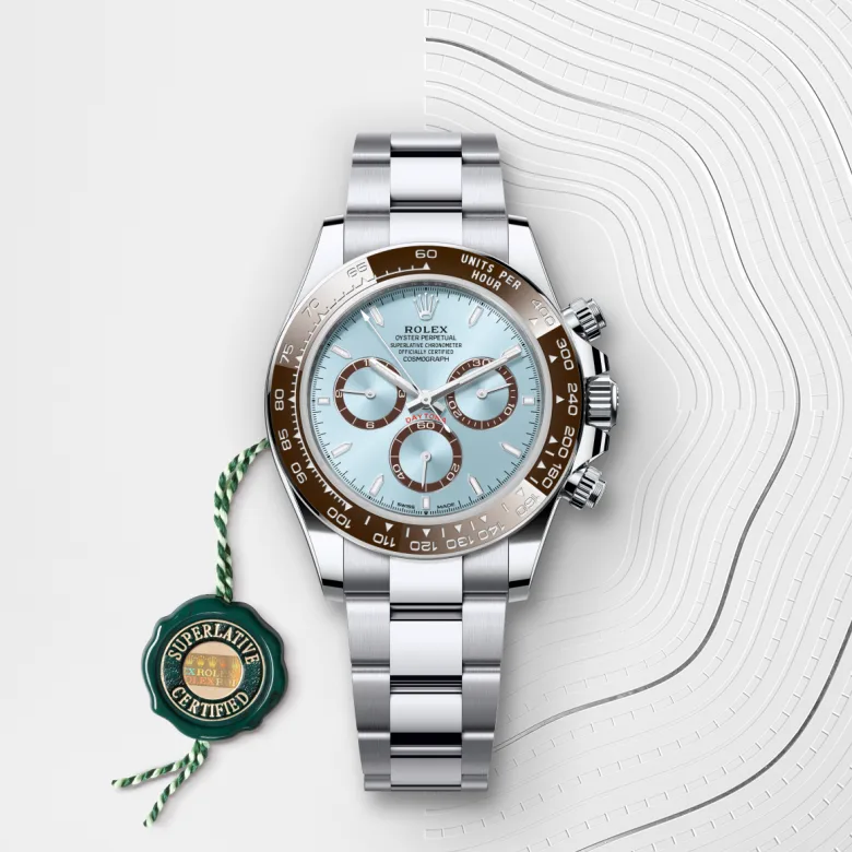 Rolex 
Cosmograph Daytona
Oyster, 40 mm, platino
M126506-0001