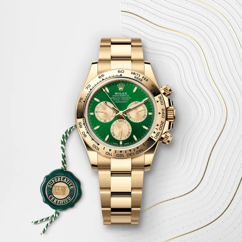 Rolex 
Cosmograph Daytona
Oyster, 40 mm, oro amarillo
M126508-0008