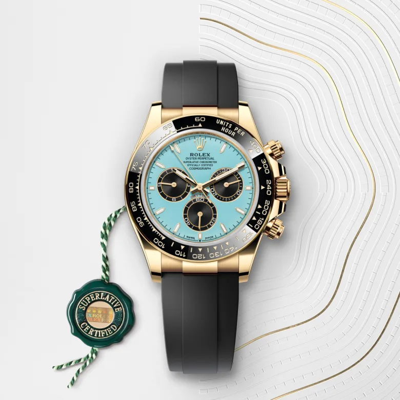 Rolex 
Cosmograph Daytona
Oyster, 40 mm, oro amarillo
M126518LN-0014