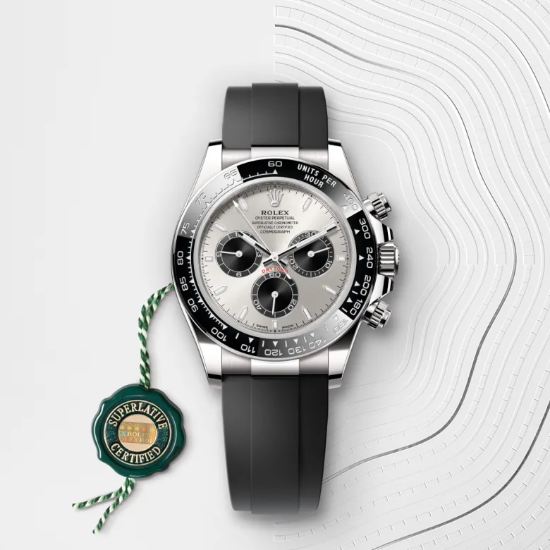 Rolex 
Cosmograph Daytona
Oyster, 40 mm, oro blanco
M126519LN-0006