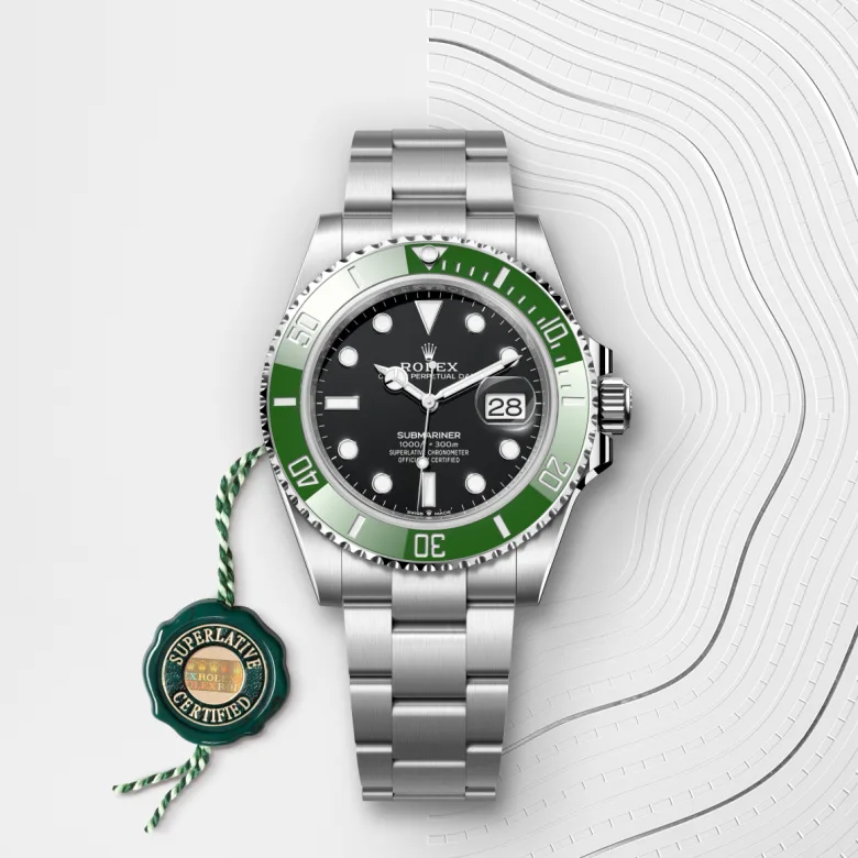 Rolex 
Submariner Date
Oyster, 41 mm, acero Oystersteel
M126610LV-0002