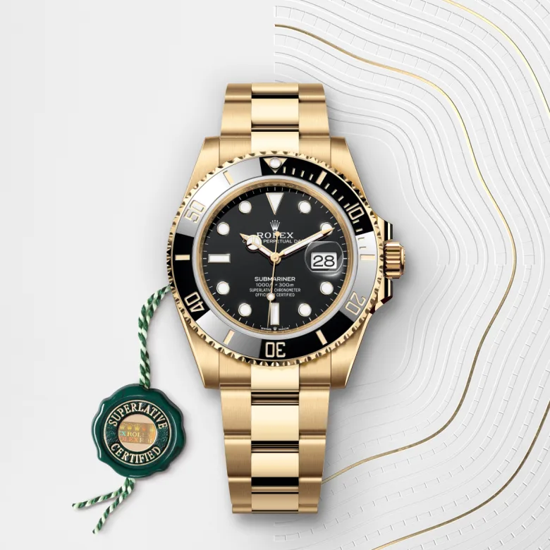 Rolex 
Submariner Date
Oyster, 41 mm, oro amarillo
M126618LN-0002