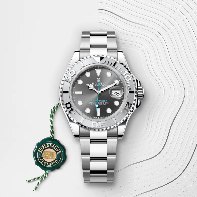 Rolex 
Yacht-Master 40
Oyster, 40 mm, acero Oystersteel y platino
M126622-0001