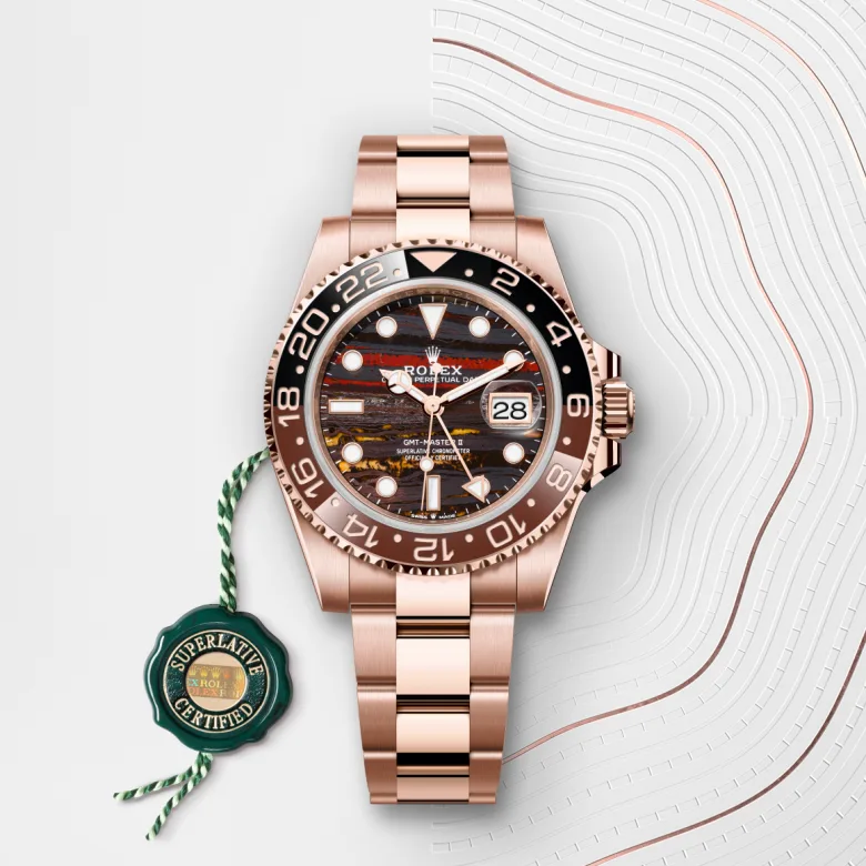 Rolex 
GMT-Master II
Oyster, 40 mm, oro Everose
M126715CHNR-0002
