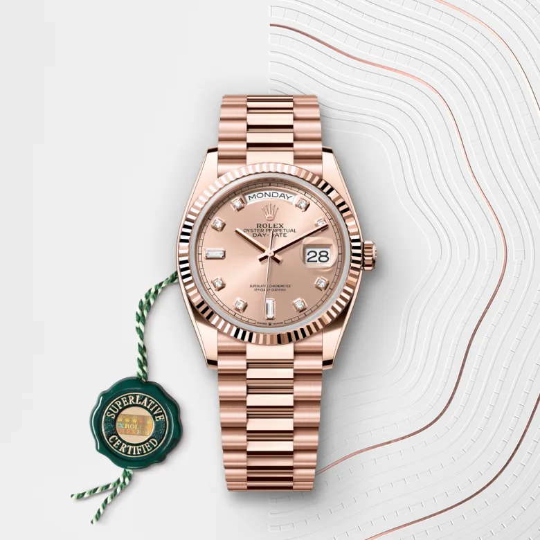 Rolex 
Day-Date 36
Oyster, 36 mm, oro Everose
M128235-0009