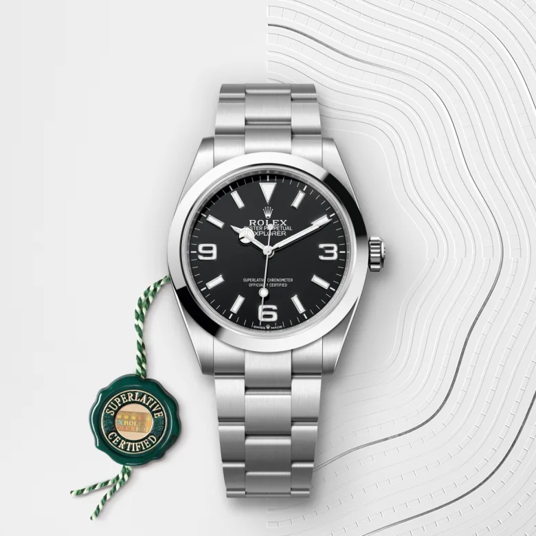 Rolex 
Explorer 40
Oyster, 40 mm, acero Oystersteel
M224270-0001