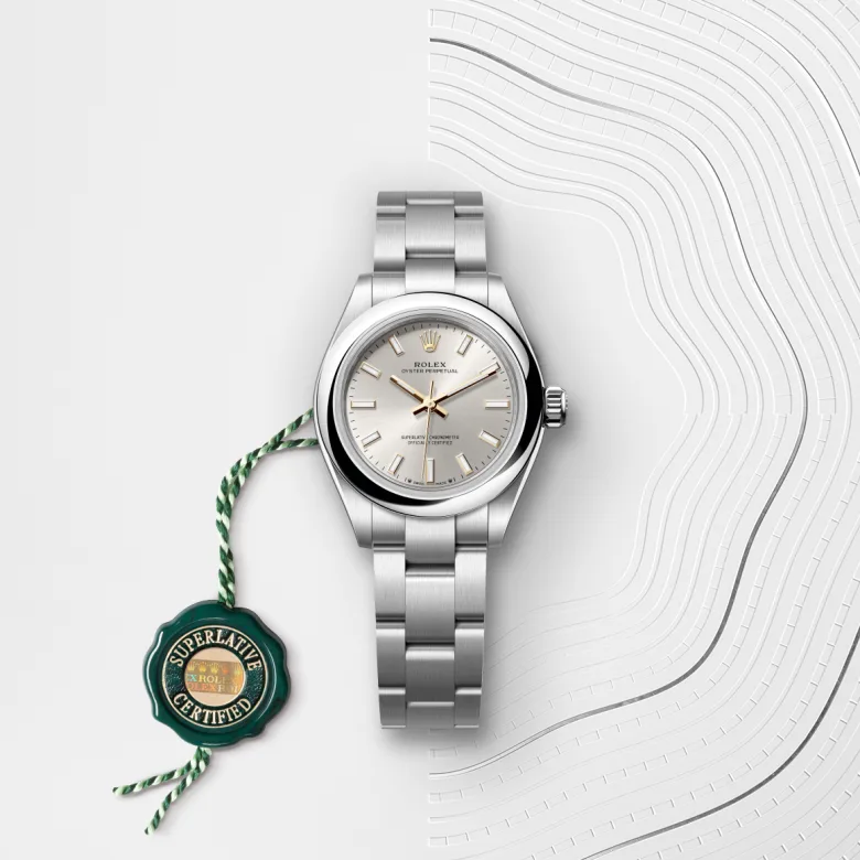 Rolex 
Oyster Perpetual 28
Oyster, 28 mm, acero Oystersteel
M276200-0001