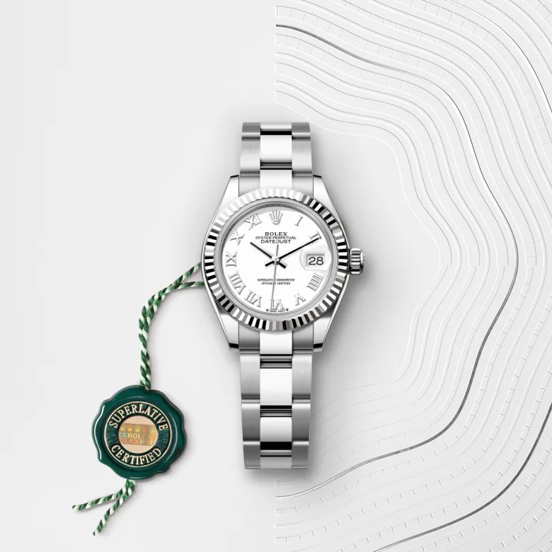 Rolex 
Lady-Datejust
Oyster, 28 mm, acero Oystersteel y oro blanco
M279174-0020