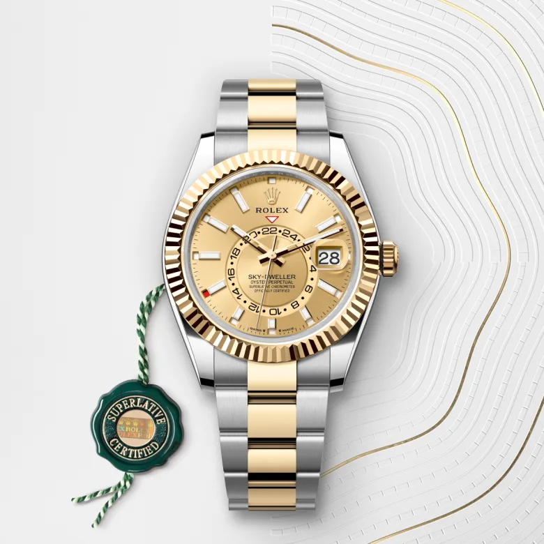 Rolex 
Sky-Dweller
Oyster, 42 mm, acero Oystersteel y oro amarillo
M336933-0001
