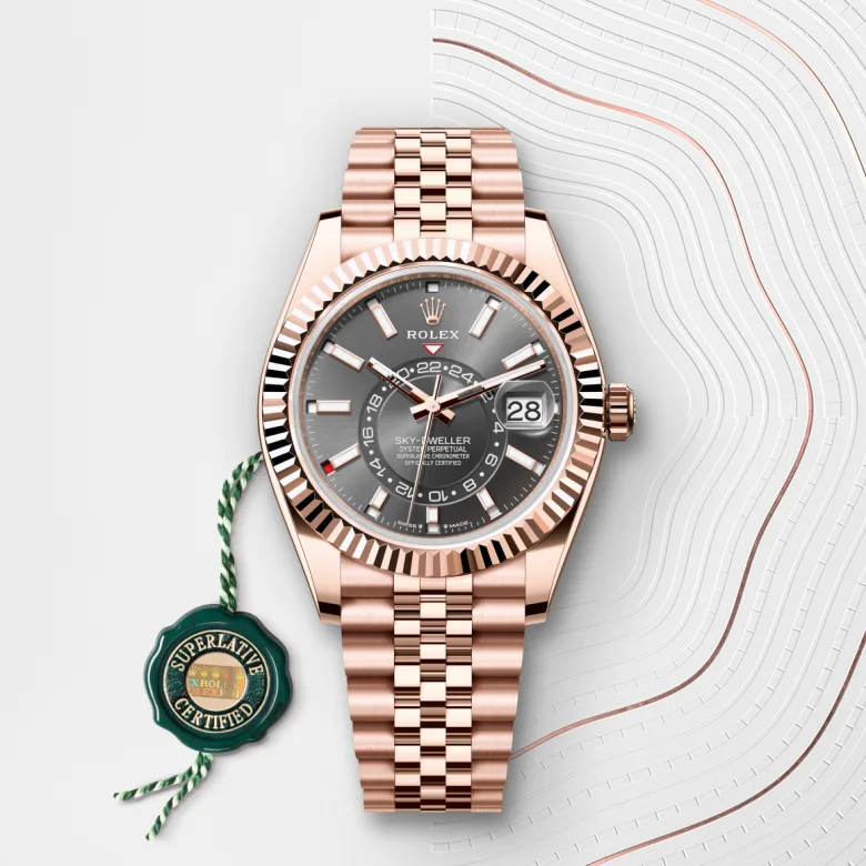 Rolex 
Sky-Dweller
Oyster, 42 mm, oro Everose
M336935-0008