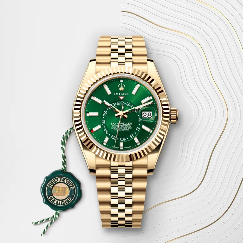 Rolex 
Sky-Dweller
Oyster, 42 mm, oro amarillo
M336938-0008