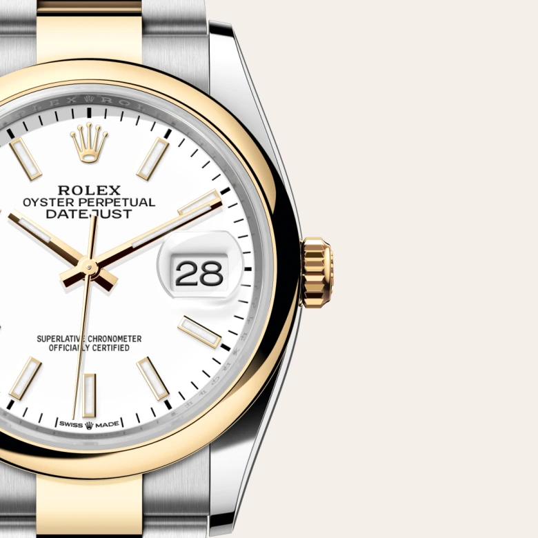 Rolex 
Datejust 36
Oyster, 36 mm, acero Oystersteel y oro amarillo
M126203-0020