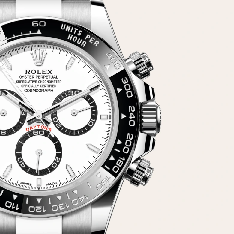 Rolex 
Cosmograph Daytona
Oyster, 40 mm, acero Oystersteel
M126500LN-0001