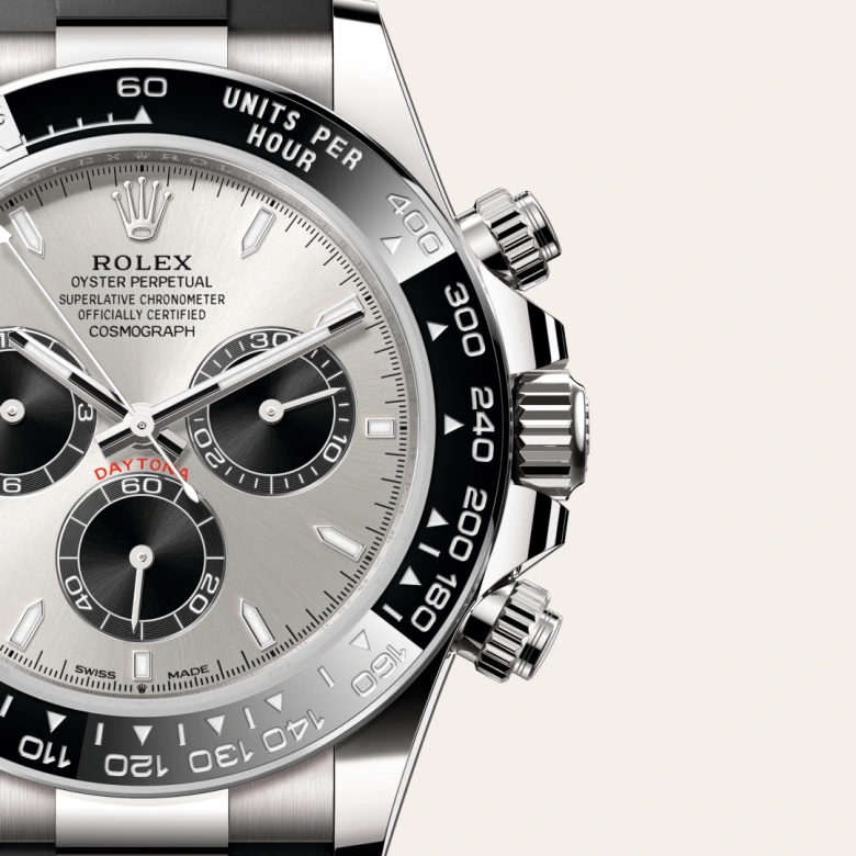 Rolex 
Cosmograph Daytona
Oyster, 40 mm, oro blanco
M126519LN-0006