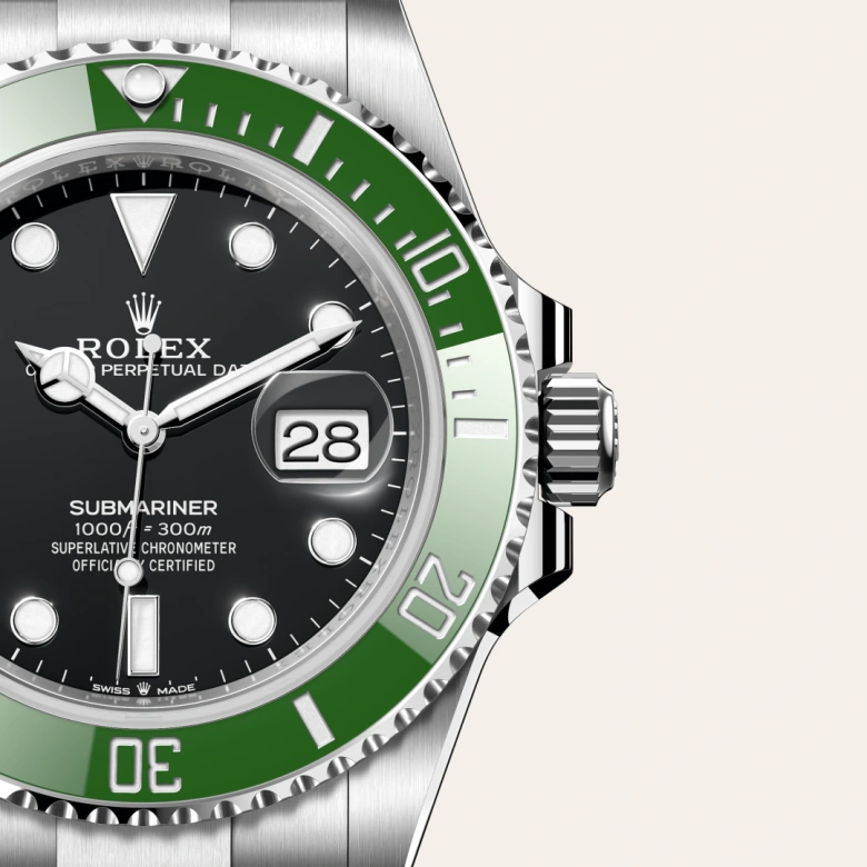Rolex 
Submariner Date
Oyster, 41 mm, acero Oystersteel
M126610LV-0002