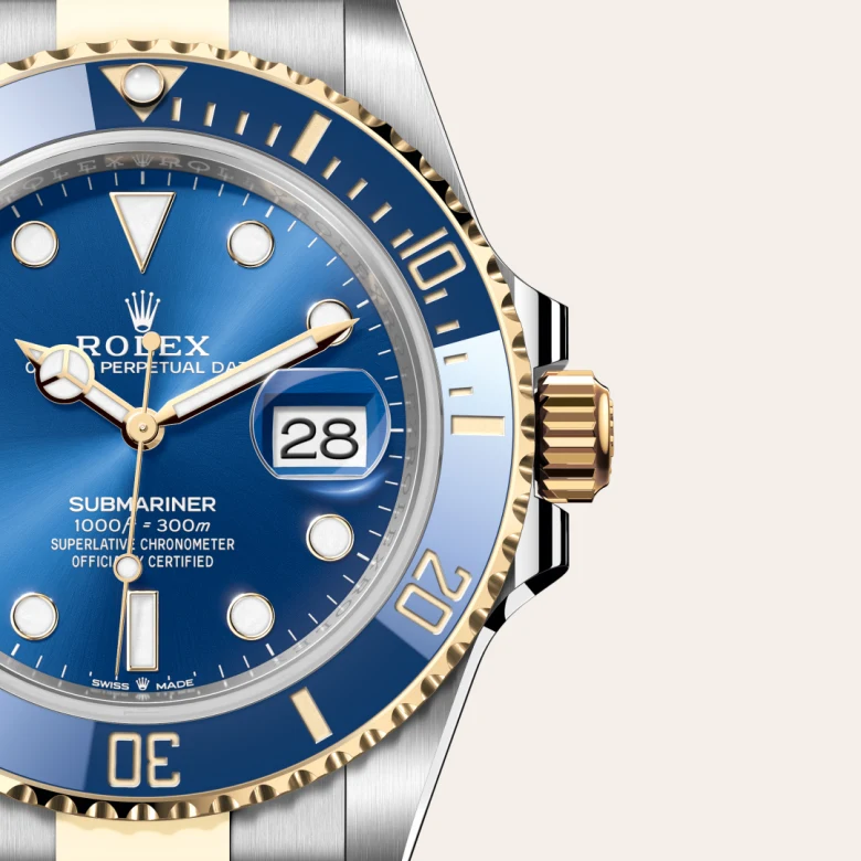 Rolex 
Submariner Date
Oyster, 41 mm, acero Oystersteel y oro amarillo
M126613LB-0002