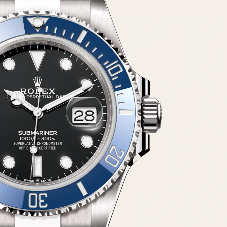 Rolex 
Submariner Date
Oyster, 41 mm, oro blanco
M126619LB-0003