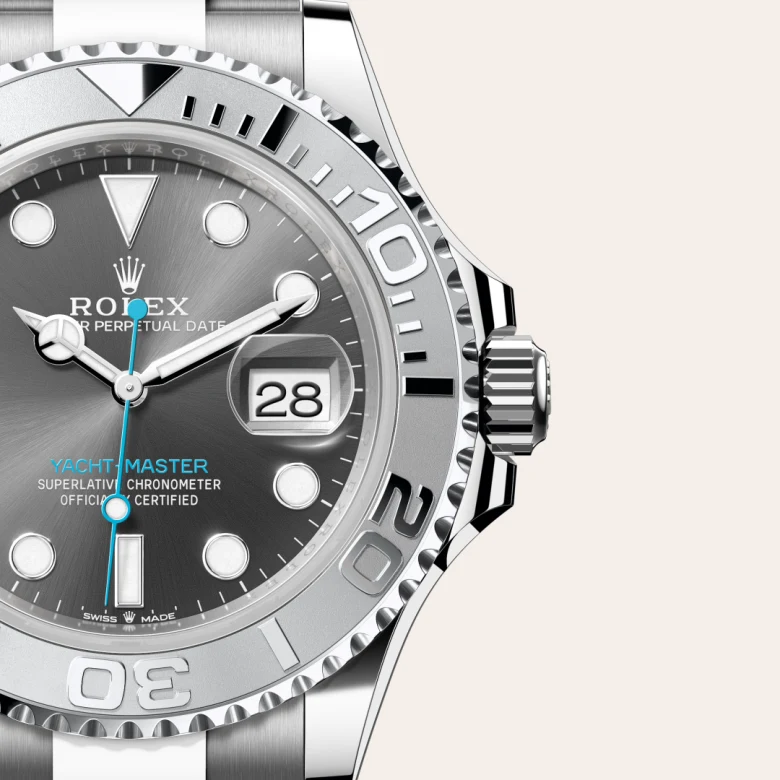 Rolex 
Yacht-Master 40
Oyster, 40 mm, acero Oystersteel y platino
M126622-0001
