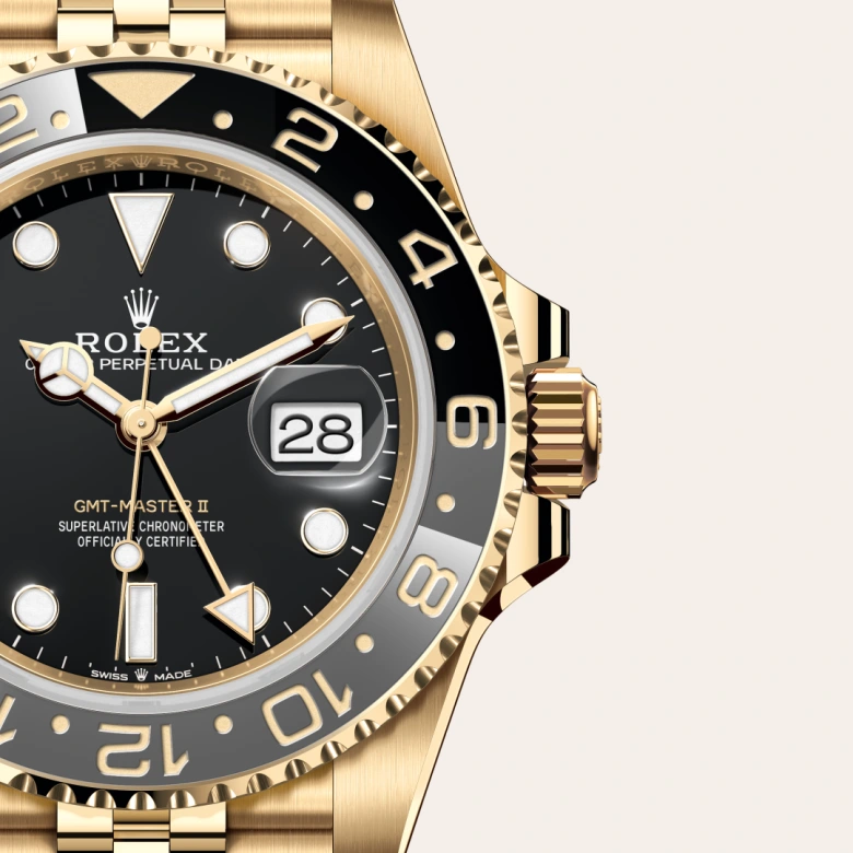 Rolex 
GMT-Master II
Oyster, 40 mm, oro amarillo
M126718GRNR-0001
