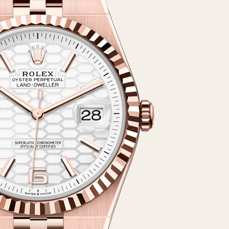 Rolex 
Land-Dweller 40
Oyster, 40 mm, oro Everose
M127335-0001