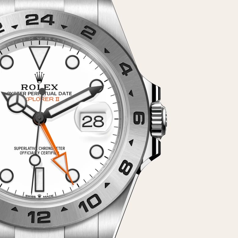 Rolex 
Explorer II
Oyster, 42 mm, acero Oystersteel
M226570-0001