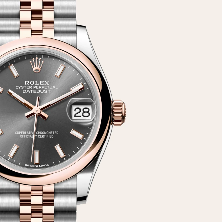 Rolex 
Datejust 31
Oyster, 31 mm, acero Oystersteel y oro Everose
M278241-0018