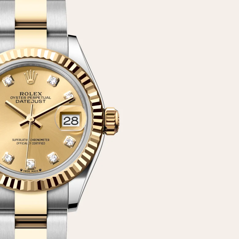Rolex 
Lady-Datejust
Oyster, 28 mm, acero Oystersteel y oro amarillo
M279173-0012
