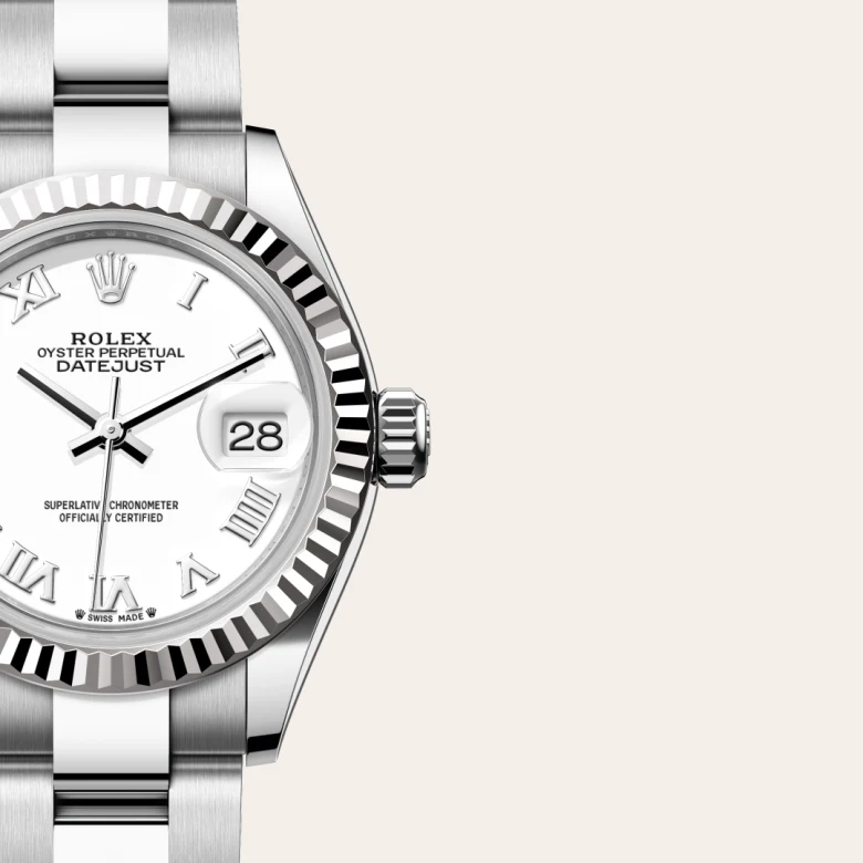 Rolex 
Lady-Datejust
Oyster, 28 mm, acero Oystersteel y oro blanco
M279174-0020