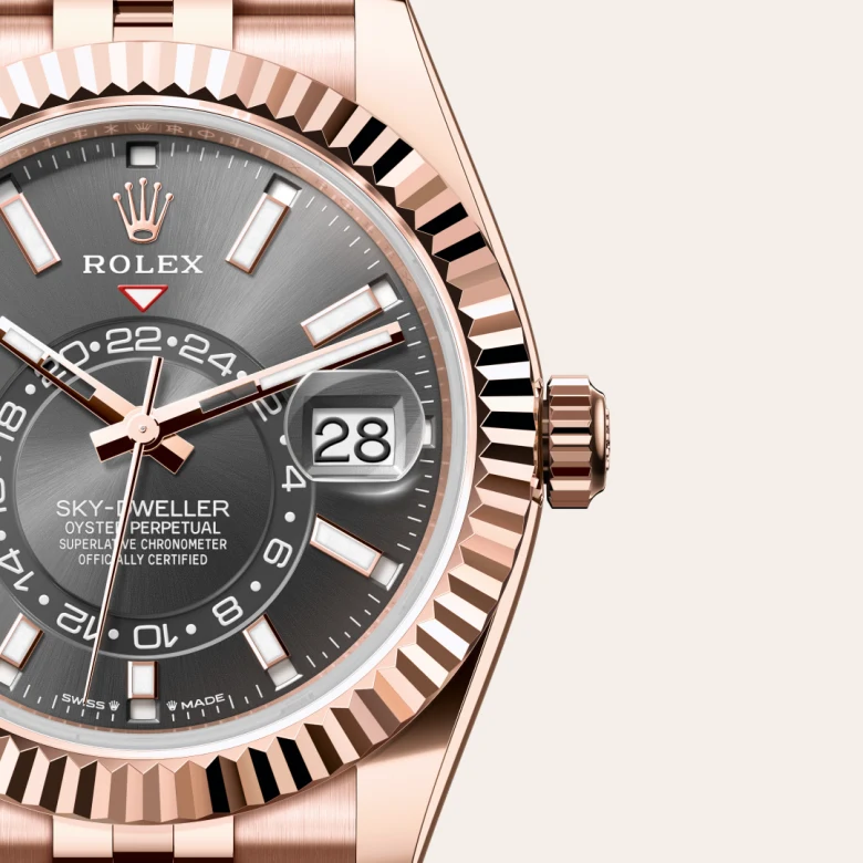 Rolex 
Sky-Dweller
Oyster, 42 mm, oro Everose
M336935-0008
