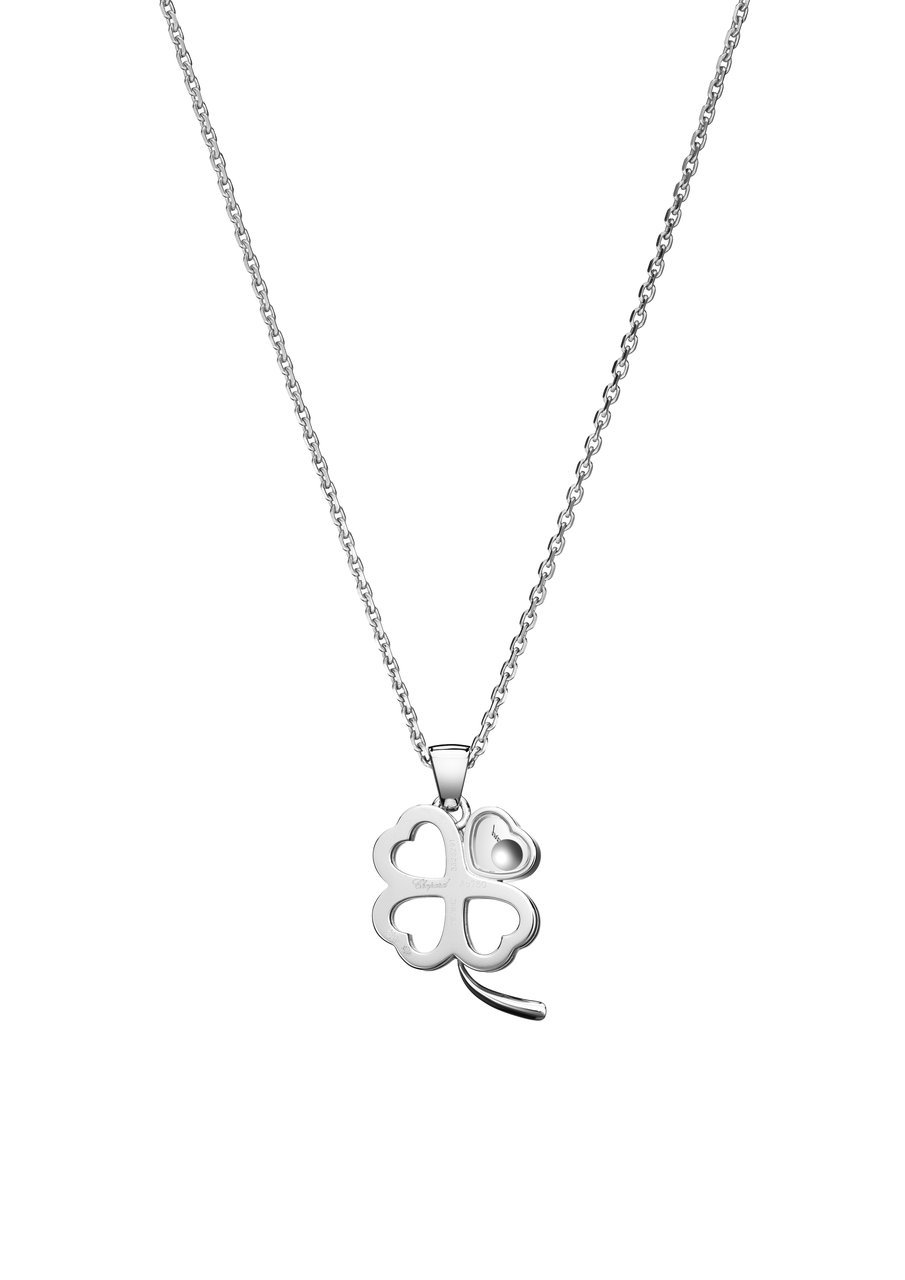 Happy Diamonds Good Luck Charms Colgante, Oro Blanco Ético, Diamantes - Imagen 3