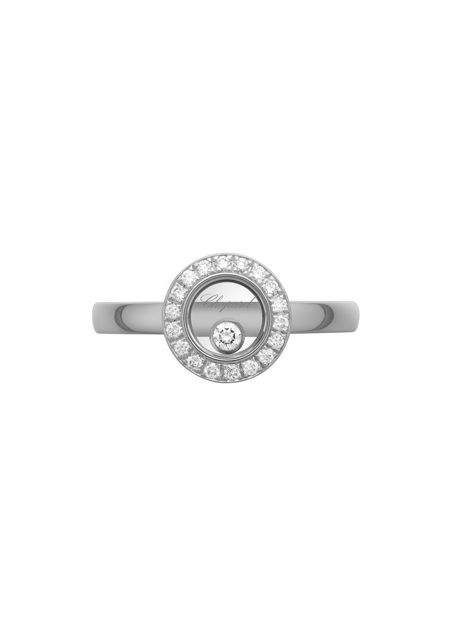 Happy Diamonds Icons Anillo, Oro Blanco Ético, Diamantes - Imagen 2