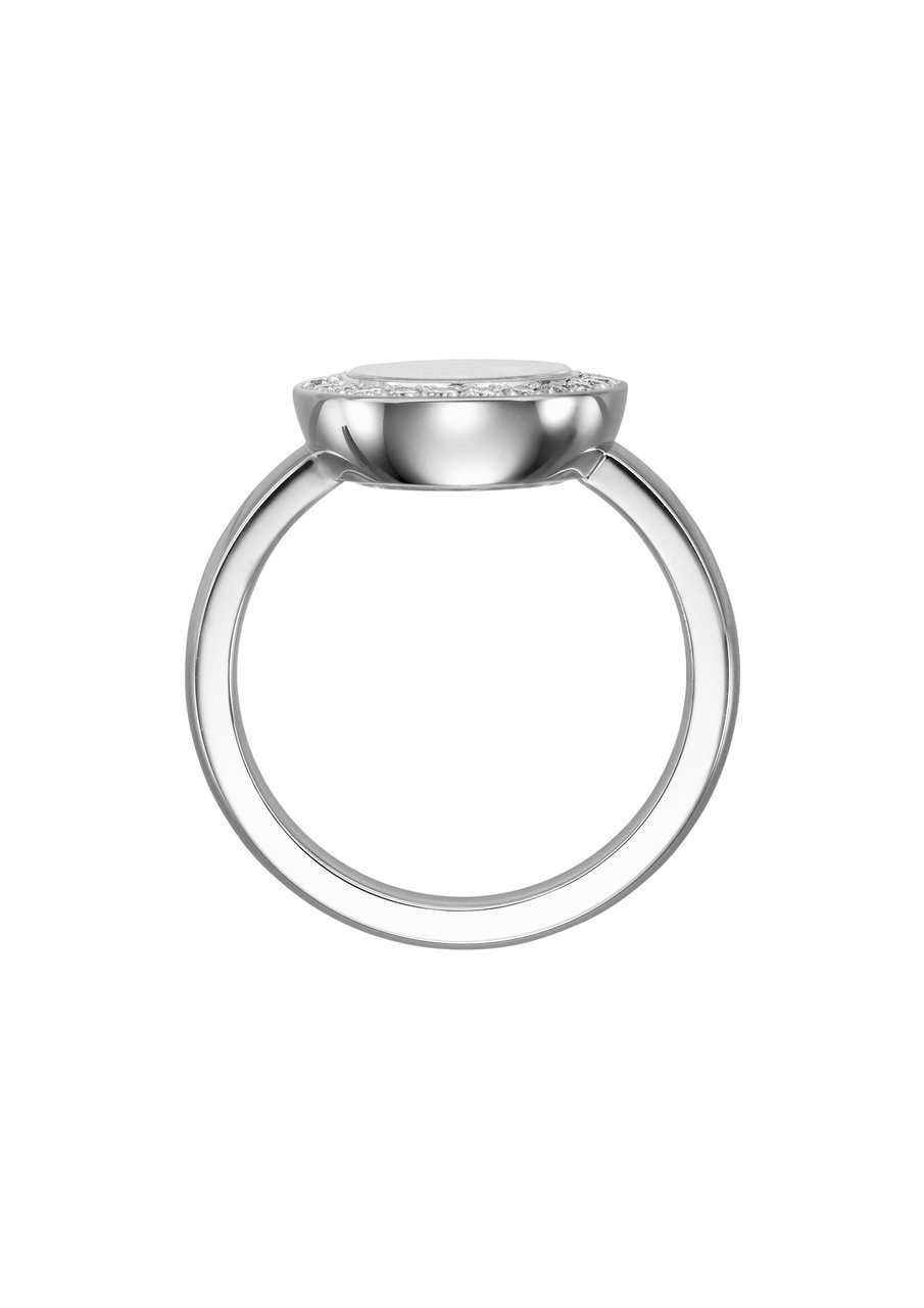 Happy Diamonds Icons Anillo, Oro Blanco Ético, Diamantes - Imagen 3
