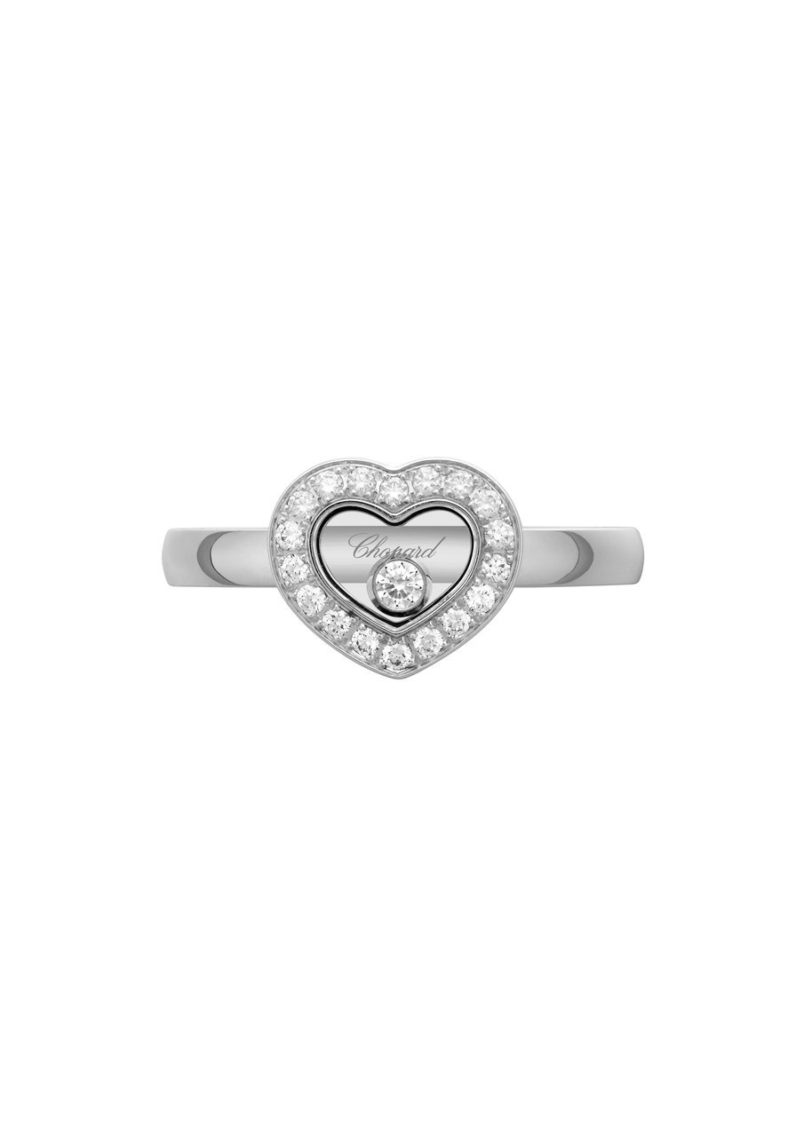 Happy Diamonds Icons Anillo, Oro Blanco Ético, Diamantes - Imagen 2